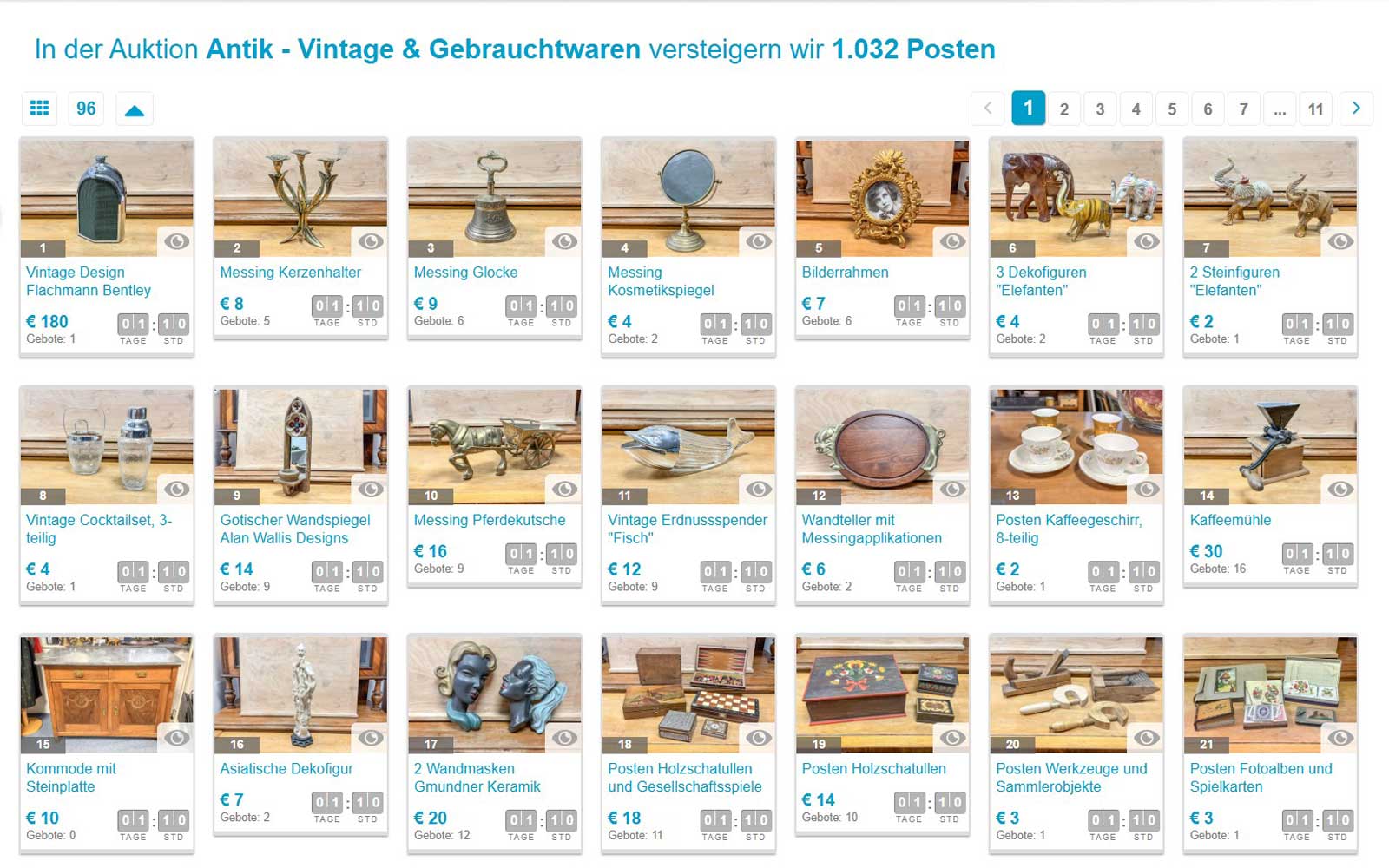 Aurena Auktion: Antik, Vintage & Gebrauchtwaren online ersteigern