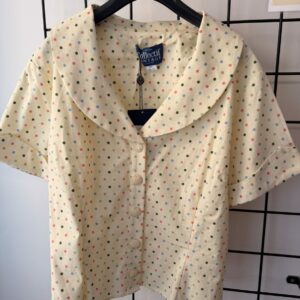 Collectif - Damen Bluse - Pastell Dots