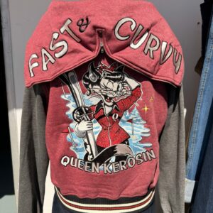 Queen Kerosin Damen Collegejacke Fast & Curvy