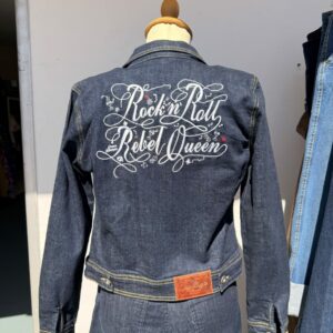 Queen Kerosin Damen Jeansjacke Rock ’n’ Roll - XS