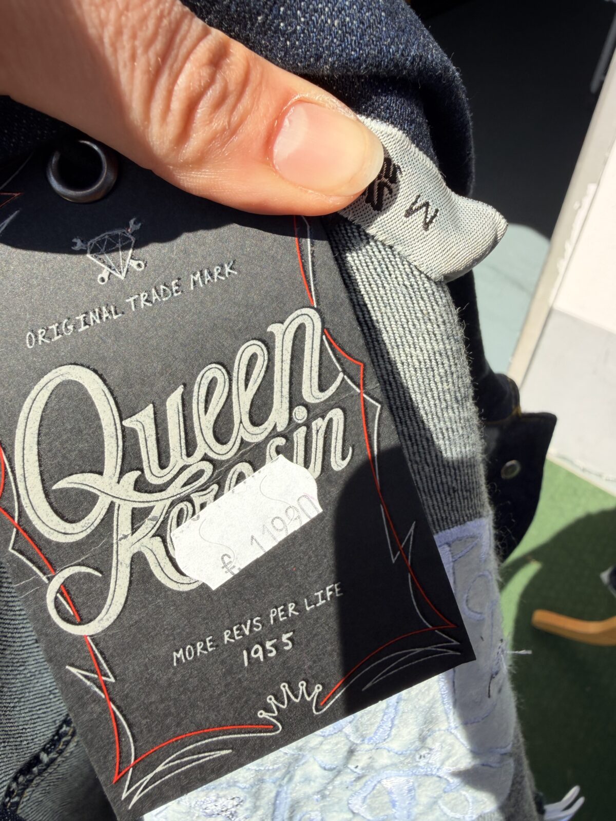Queen Kerosin Damen Jeansjacke Rock ’n’ Roll - XS – Bild 3