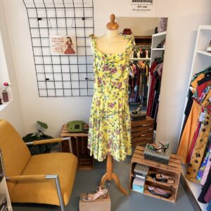 Sheen Sommerkleid Gelb Blumen
