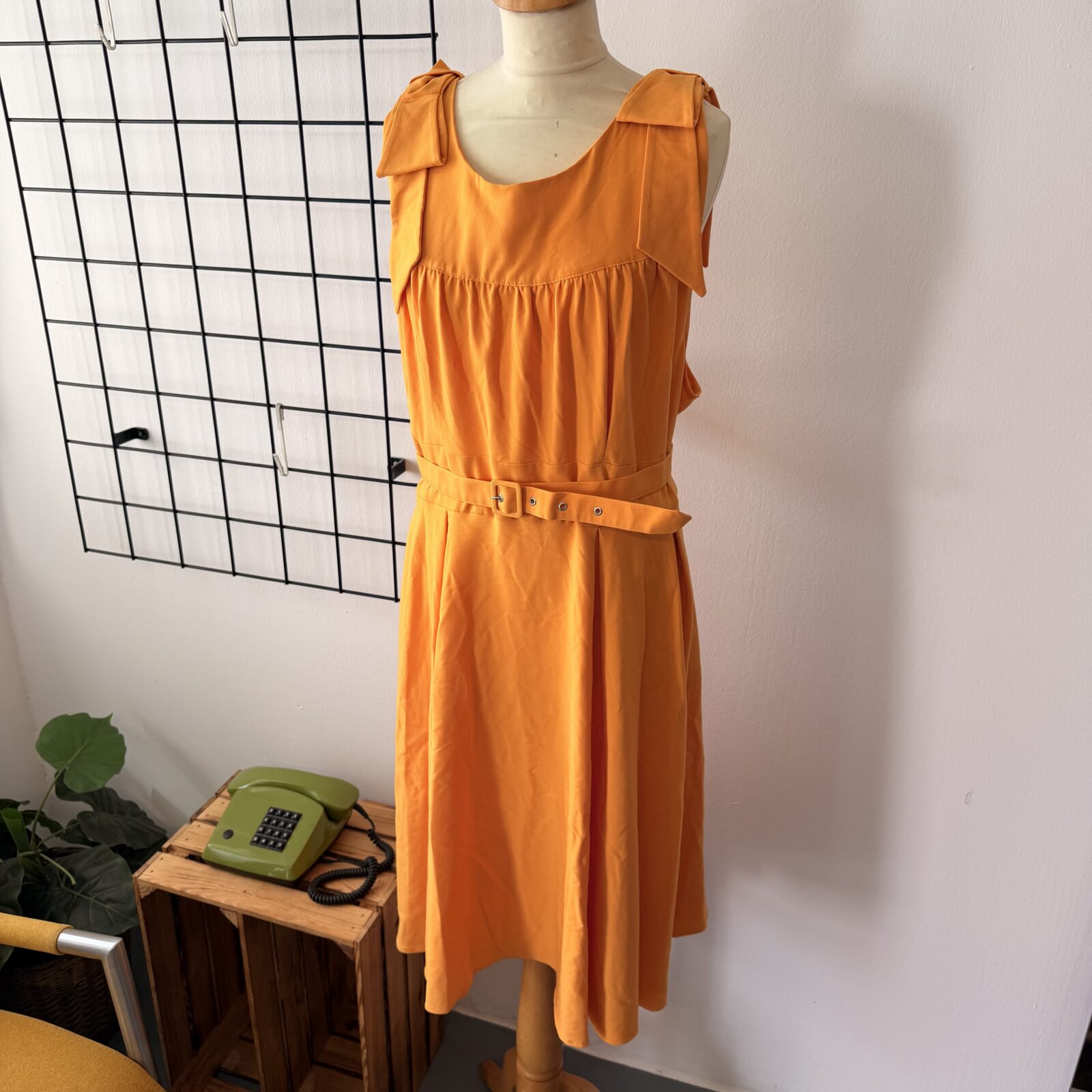 Miss Candyfloss Swingkleid gelb-orange - 5XL – Bild 2