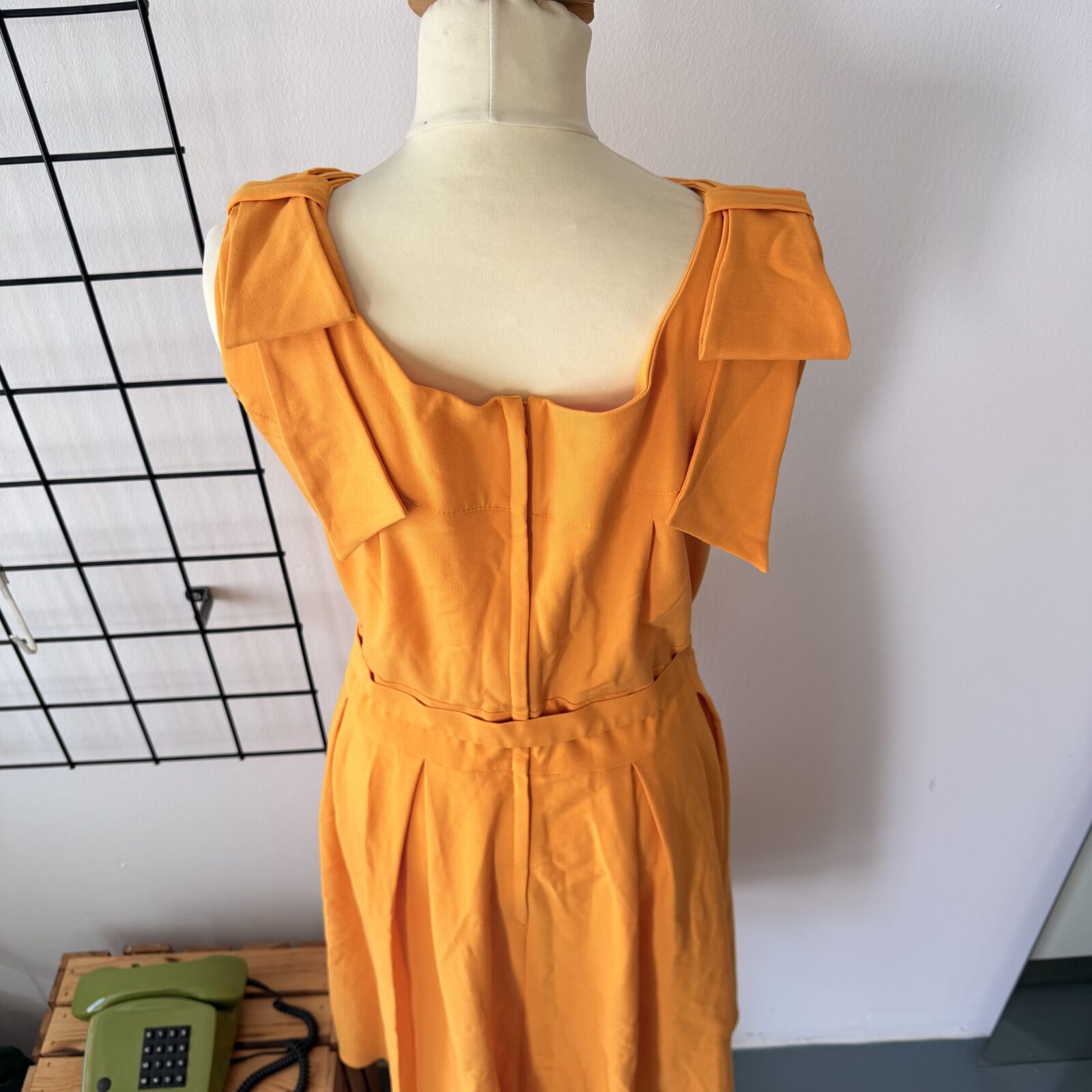 Miss Candyfloss Swingkleid gelb-orange - 5XL – Bild 5