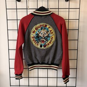 Queen Kerosin Damen College Jacke Wonder Cat - XS