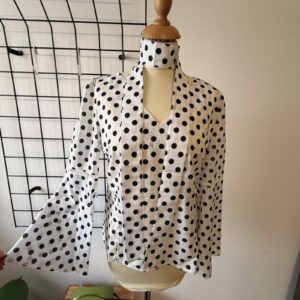 Banned Damen Polka Dot Bluse - L