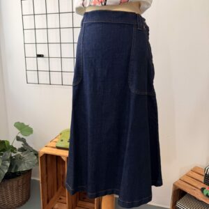 Queen Kerosin Damen Jeansrock mit Taschen