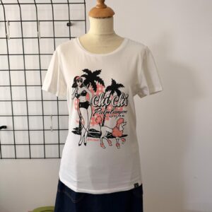 Queen Kerosin Damen T-Shirt „Chi Chi Palm Canyon Lodge“