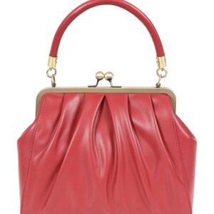 Banned Scarlett Frame Bag Burgundy – Retro Handtasche