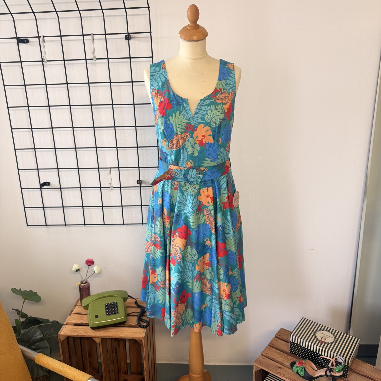 Timeless Damen Kleid Tropical mit Äffchen – Bild 2