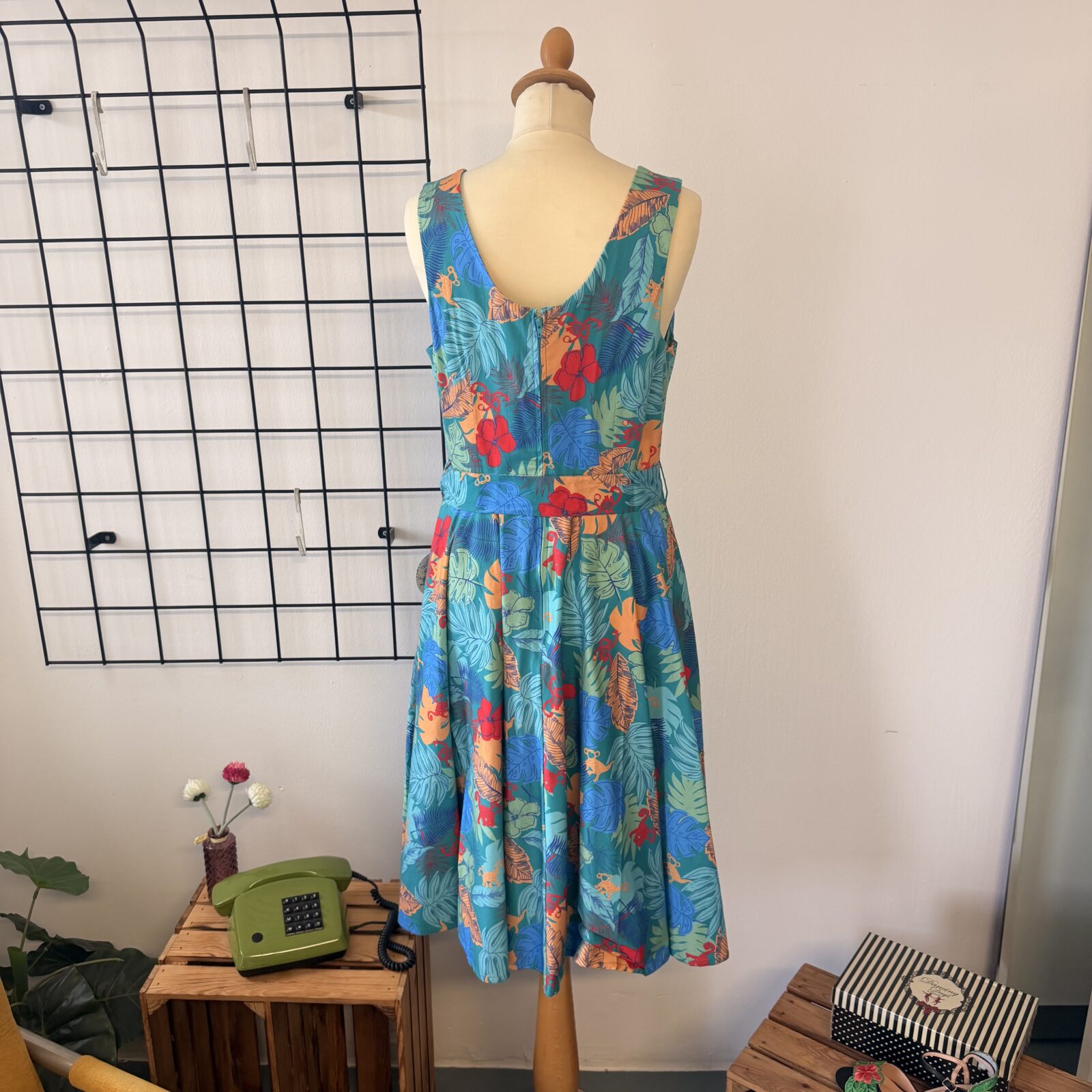 Timeless Damen Kleid Tropical mit Äffchen – Bild 7