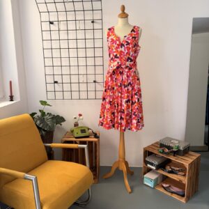 Timeless Damen Kleid Bunte Herzen - M