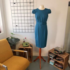 Hearts & Roses Damen Etuikleid Petrol
